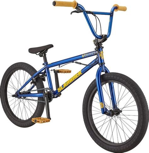 Gt Slammer Bmx Freestyle Trans Electric Blue Brillant Alltricks It