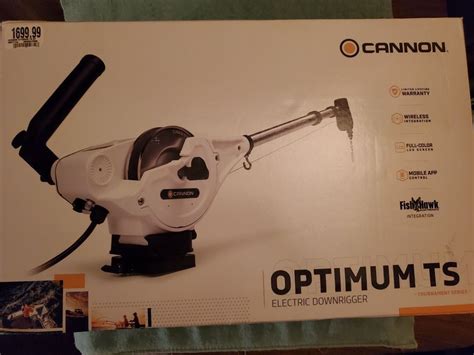 Cannon Optimum 10 Tournament Series BT Electric Downrigger NIB For Sale