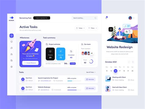 Task Management Dashboard Design 🎯 By Budiarti R For Orely On Dribbble