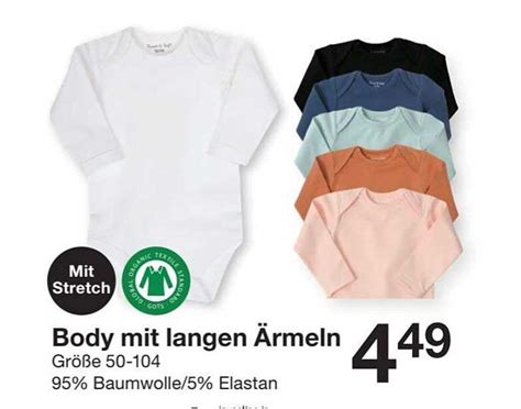 Body Mit Langen ärmeln Angebot bei Zeeman 1Prospekte de