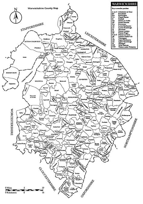 Warwichshire England Region Map Warwickshire England • Mappery