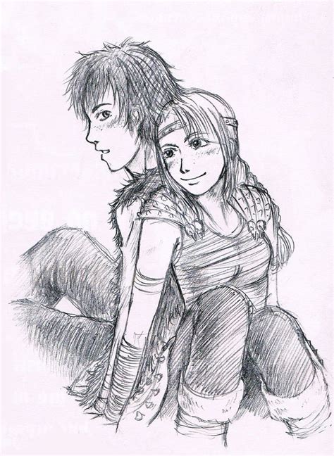 Hiccup and Astrid ~ 44lol on deviantart | Hiccup and astrid, How train ...