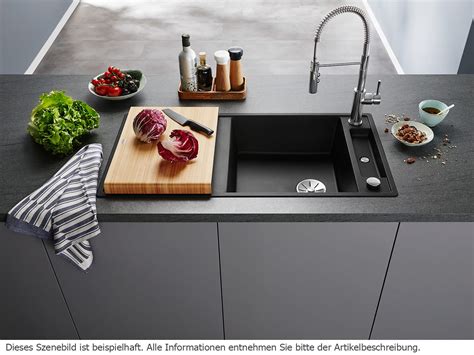 Blanco Axia III XL 6 S 525857 Schwarz Granitspüle