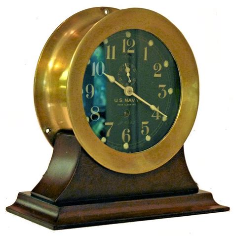 Seth Thomas Ww Ii Us Navy Deck Clock No 1 Land And Sea Collection