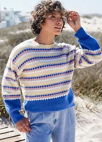 Freestyle Darcy Stripe Jumper Kaleidoscope