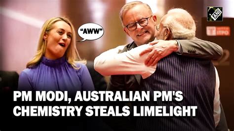 Aww Pm Modi And Australian Pm Anthony Albaneses Chemistry Captured