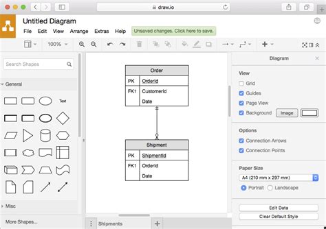 Database Schema Diagram Symbols