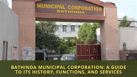 Municipal Corporation Bathinda I Mc Bathinda Punjab