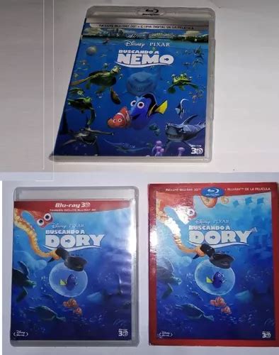 Buscando A Nemo Dory 2bluray 3d Bluray 2d Pixar Disney Mercadolibre