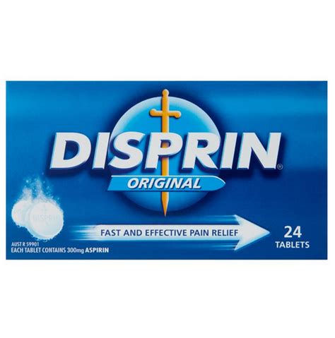 Disprin Original Aspirin 300mg Soluble Direct Fast Acting Pain Relief