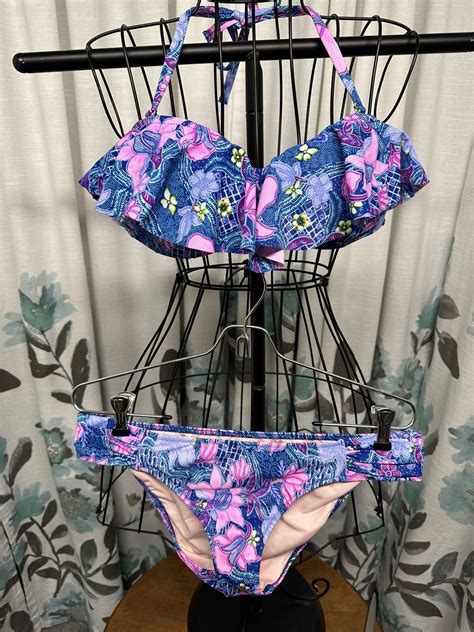 Victorias Secret Bikini The Knockout Large Top Medium Gem