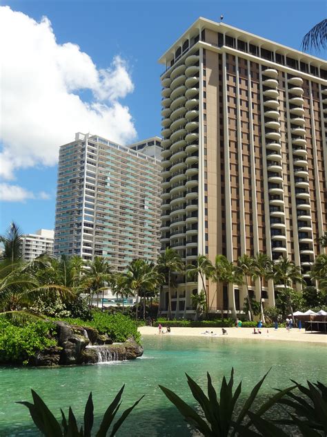 The Hilton Hawaiian Village resort complex on Waikiki Beach, Oahu, Hawaii, USA | Hilton hawaiian ...