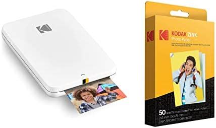 KODAK Step Slim Instant Mobile Photo Printer – Wirelessly Print 2x3 ...