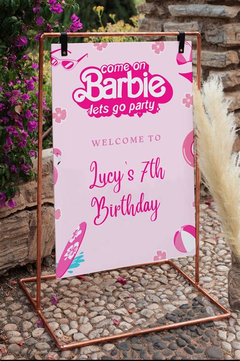 Come On Barbie Sweet Party Happy Birthday Backdrop Artofit