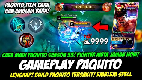 Emblem Paquito Item Baru Cara Main Paquito Terbaru Build Paquito