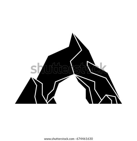 Cave Icon Stock Vector (Royalty Free) 674461630