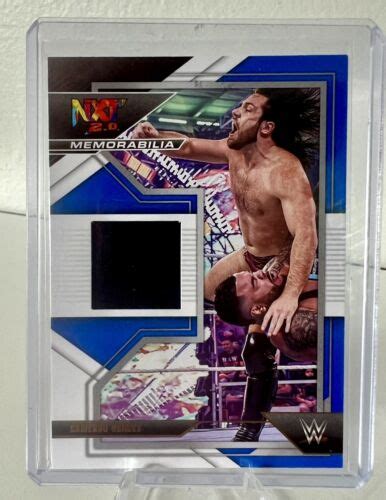 2022 Panini WWE NXT NXT Memorabilia Blue NXM CGR Cameron Grimes 49