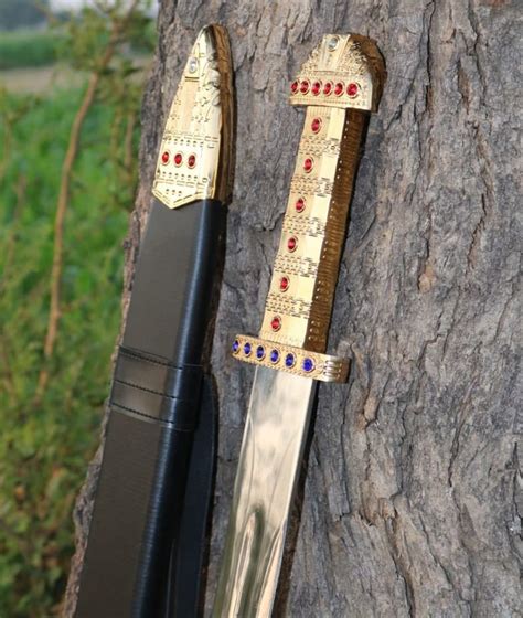 Vikings King Ragnar Bjorn Ironside Sword With Scabbard Golden - Etsy