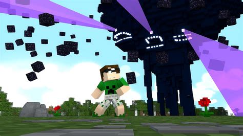 Minecraft Batalha Pica Contra O Tormenta De Wither Sem Mods Youtube