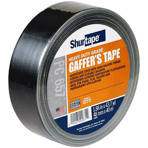 Husky Tape 24x Pack 657 Black Gaffer Tape 48mm X 40m