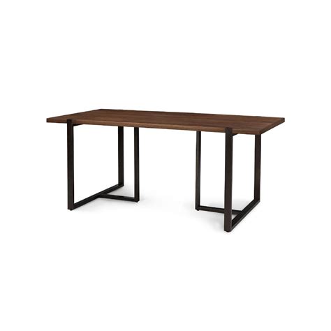 Article Oscuro Dark Walnut Dining Table Aptdeco