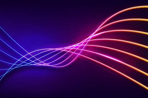 Premium Vector Gradient Neon Light Effect Background