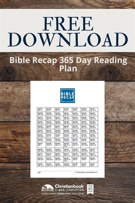 Bible Recap Day Reading Plan Bible Reading Plan Bible In A Year