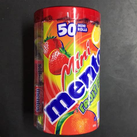 Mini Mentos Fruit Mix 50s Shopee Malaysia