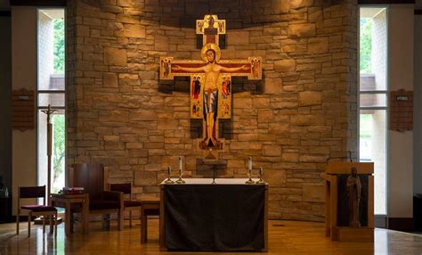 Replica Of Ancient Cross Rises Inside Salt Lake Citys Catholic Newman