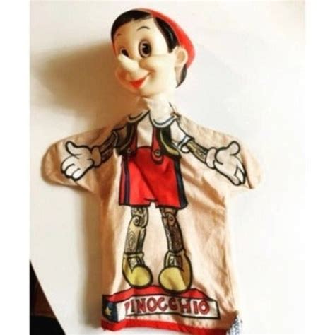 Rare Vintage Disney Collectible 1950s Pinocchio Hand Puppet - Etsy