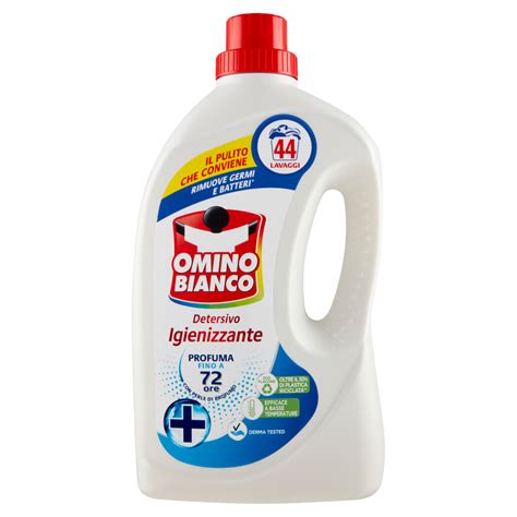 Omino Bianco Detersivo Lavatrice Liquido Igienizzante 44 Lavaggi 1760