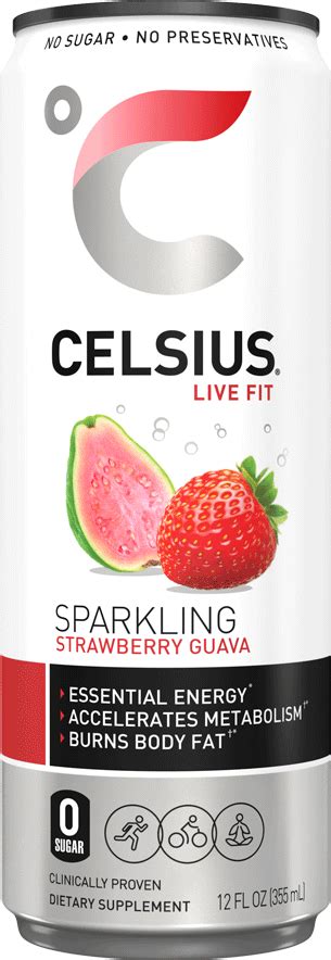 Sparkling Strawberry Guava Celsius