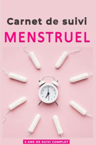 Carnet de suivi menstruel Agenda médical pour suivre votre cycle