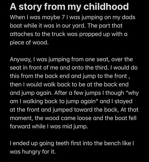 A story from my childhood : r/KidsAreFuckingStupid