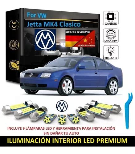 Kit Iluminación Interior Premium Led Jetta Clásico A4 Mk4