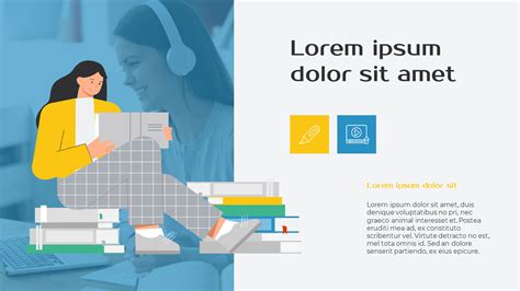 Online Education Service Program Powerpoint Design Download