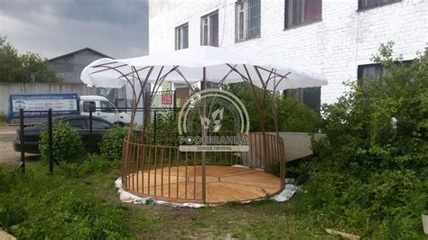 Беседки и навесы производства "РОСТЕПЛИЦА"