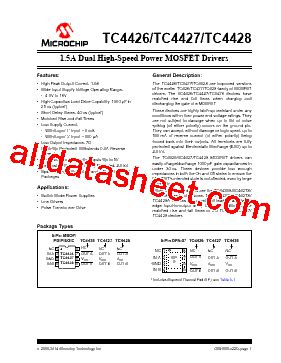 Tc Datasheet Pdf Microchip Technology