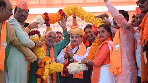 Bjp National President Shri J P Nadda Addressing Vijay Sankalp Rally