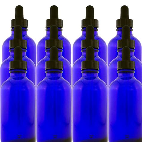 Cobalt Bottles For Essential Oils