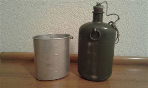 Alte Trinkflasche Feldflasche Milit R Armee Schweiz Im Kanton Solothurn