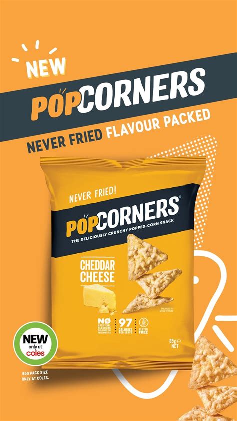 Cheddar Cheese Popcorners Corn Snacks Snacks Flavors