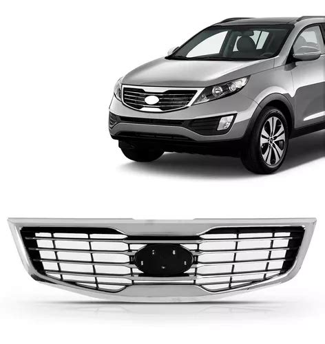 Grade Dianteira Sportage 2011 2012 2013 2014 Cromada Parcelamento Sem