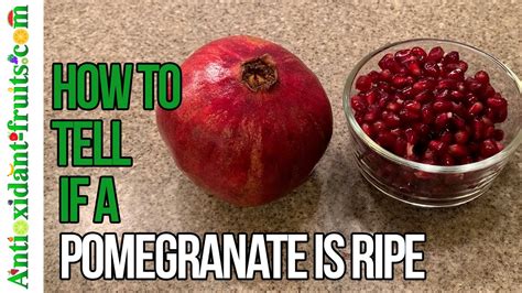 Unbelievable Trick For Telling When A Pomegranate Is Ripe And How To