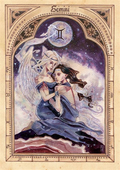 Zodiac Gemini By Miss Belfry On Deviantart Gemini Art Astrology