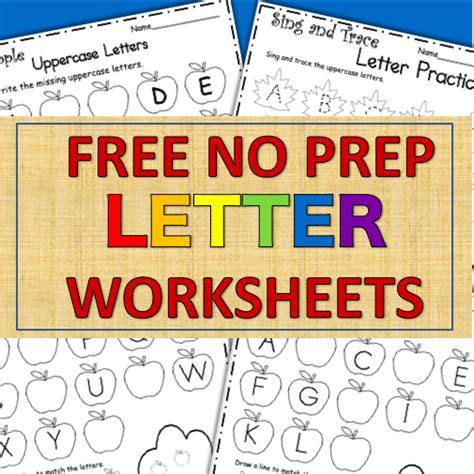 Free Letter Worksheets | Made By Teachers