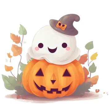 Halloween Cute Illustration, Personification, Cute, Halloween PNG ...