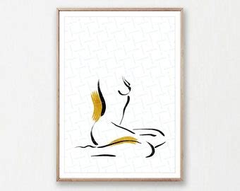 Sitting Nude Naked Etsy