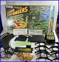 Car Track Set Tyco Super Cliff Hangers With Nite Glow Electric Slot