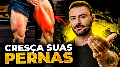 Treino Para Crescer Suas Pernas Inferiores Completo Youtube